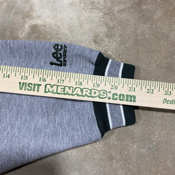 Green Bay Packers Lee Sport Sweatshirt XL Vintage 90s NFL Crewneck Gray - Picture 9 of 9